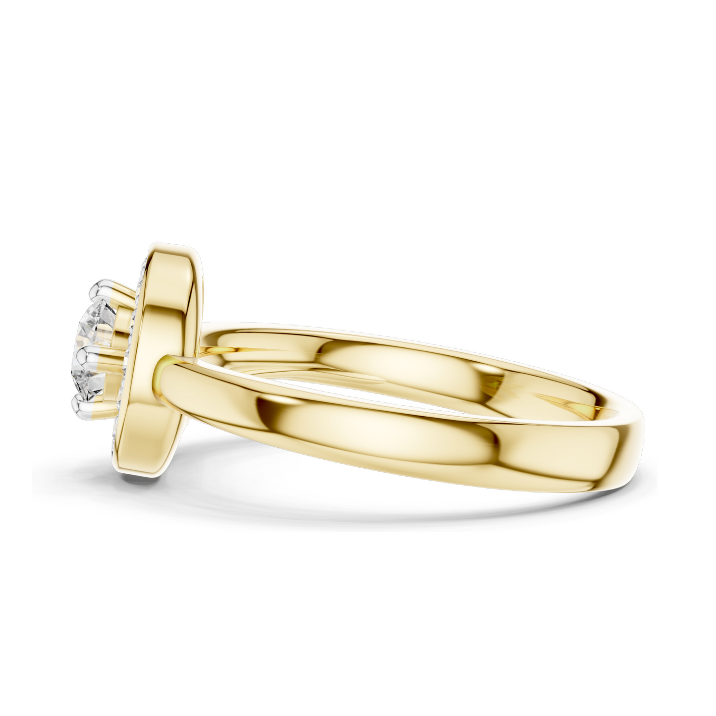 0.39 CT Lab Diamond Ladies Ring | VVS-VS EF Clarity | Available in 18KT, 14KT, 10KT Gold & 925 Silver | Rose, Yellow, White Gold | Moissanite Option