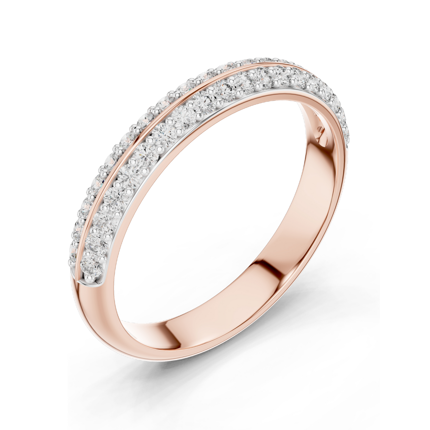 0.304 CT Lab-Grown Diamond Ladies Ring | VVS-VS Clarity, CVD Technology | 18KT, 14KT, 10KT Gold & 925 Silver | Rose, Yellow, White Gold & Moissanite Options