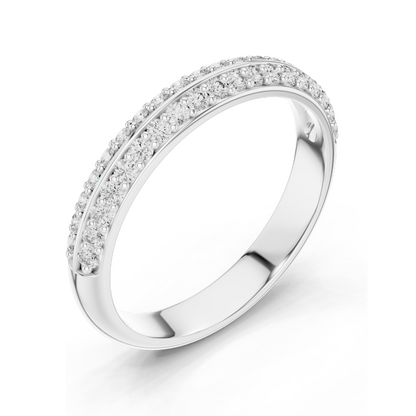 0.304 CT Lab-Grown Diamond Ladies Ring | VVS-VS Clarity, CVD Technology | 18KT, 14KT, 10KT Gold & 925 Silver | Rose, Yellow, White Gold & Moissanite Options