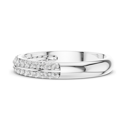 0.304 CT Lab-Grown Diamond Ladies Ring | VVS-VS Clarity, CVD Technology | 18KT, 14KT, 10KT Gold & 925 Silver | Rose, Yellow, White Gold & Moissanite Options