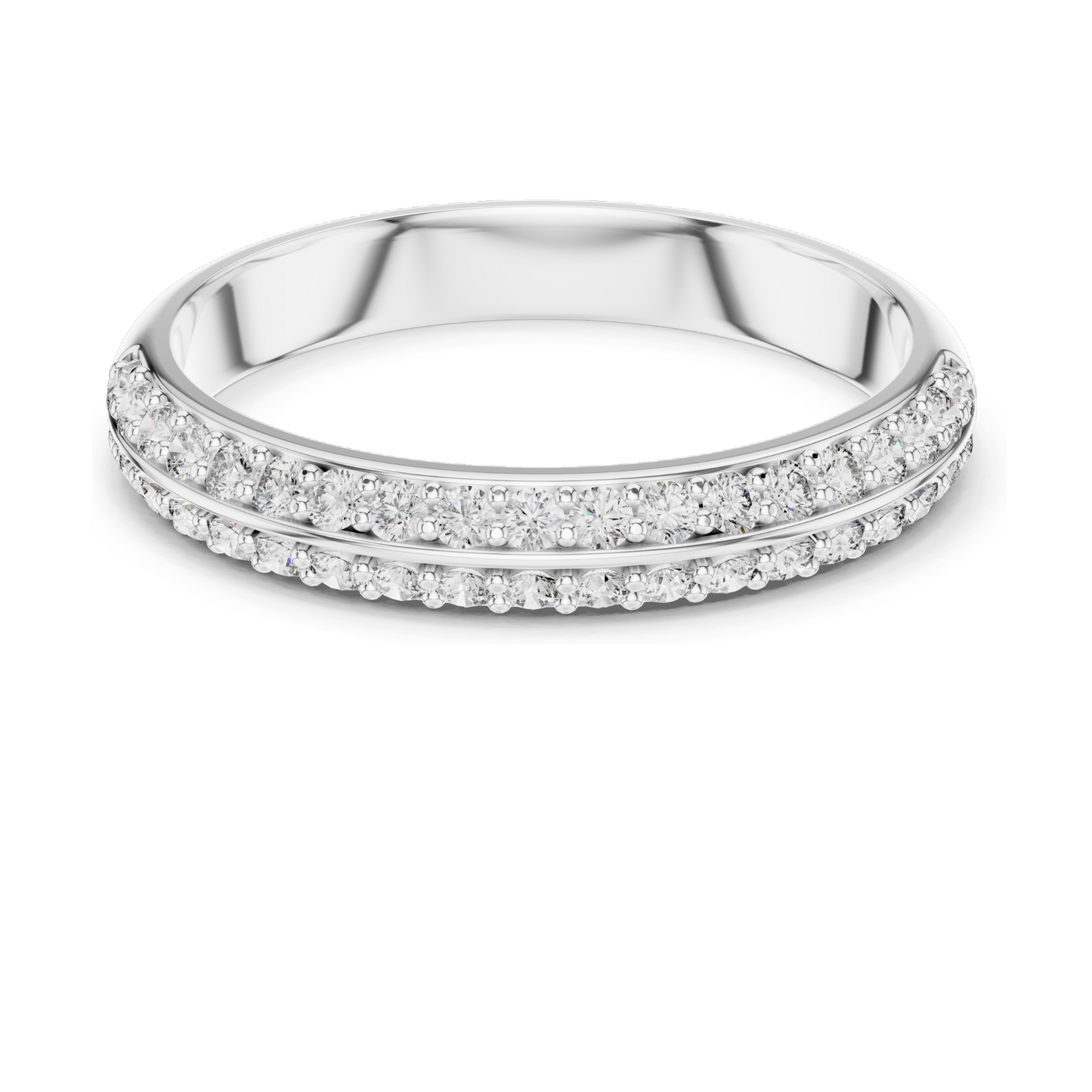 0.304 CT Lab-Grown Diamond Ladies Ring | VVS-VS Clarity, CVD Technology | 18KT, 14KT, 10KT Gold & 925 Silver | Rose, Yellow, White Gold & Moissanite Options