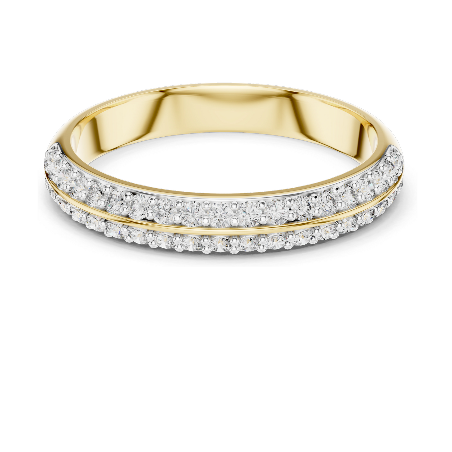 0.304 CT Lab-Grown Diamond Ladies Ring | VVS-VS Clarity, CVD Technology | 18KT, 14KT, 10KT Gold & 925 Silver | Rose, Yellow, White Gold & Moissanite Options