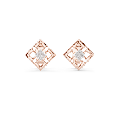 0.048 CT Lab Diamond Earrings for Women | VVS-VS EF Clarity | 18KT, 14KT, 10KT Gold & 925 Silver | Rose, Yellow, White Gold & Moissanite Options