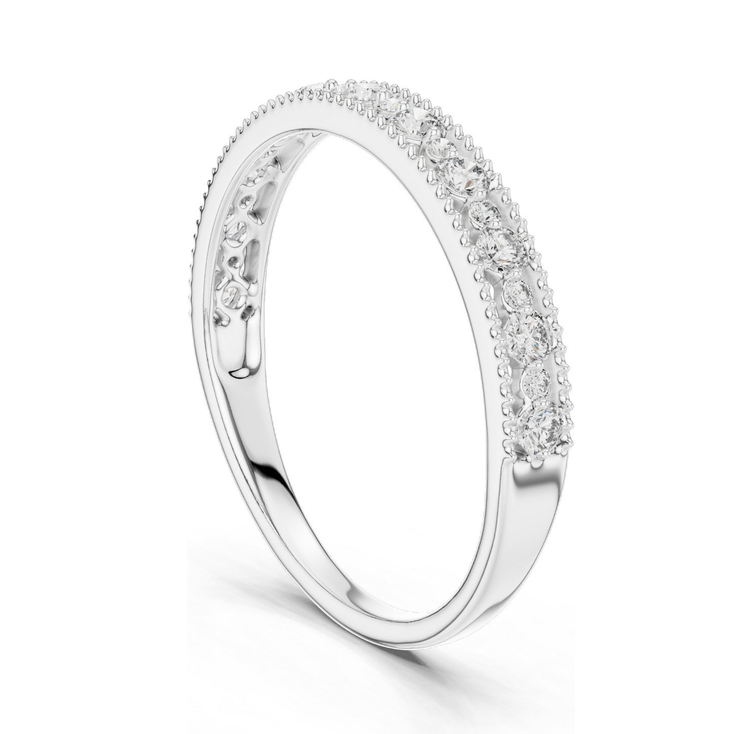 0.248 CT Lab-Grown Diamond Women's Ring | VVS-VS EF Clarity | 18KT, 14KT, 10KT Gold & 925 Silver | Rose, Yellow, White Gold & Moissanite Options