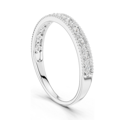 0.248 CT Lab-Grown Diamond Women's Ring | VVS-VS EF Clarity | 18KT, 14KT, 10KT Gold & 925 Silver | Rose, Yellow, White Gold & Moissanite Options