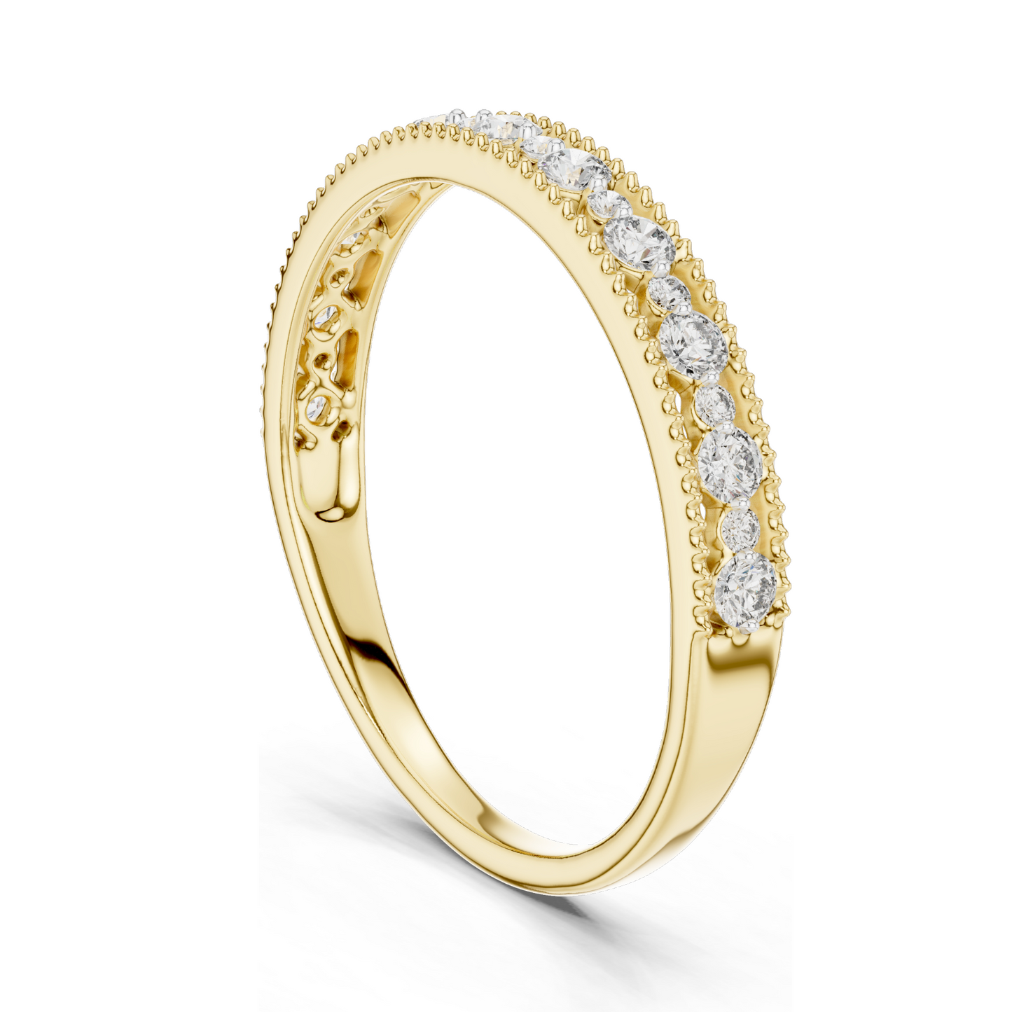 0.248 CT Lab-Grown Diamond Women's Ring | VVS-VS EF Clarity | 18KT, 14KT, 10KT Gold & 925 Silver | Rose, Yellow, White Gold & Moissanite Options