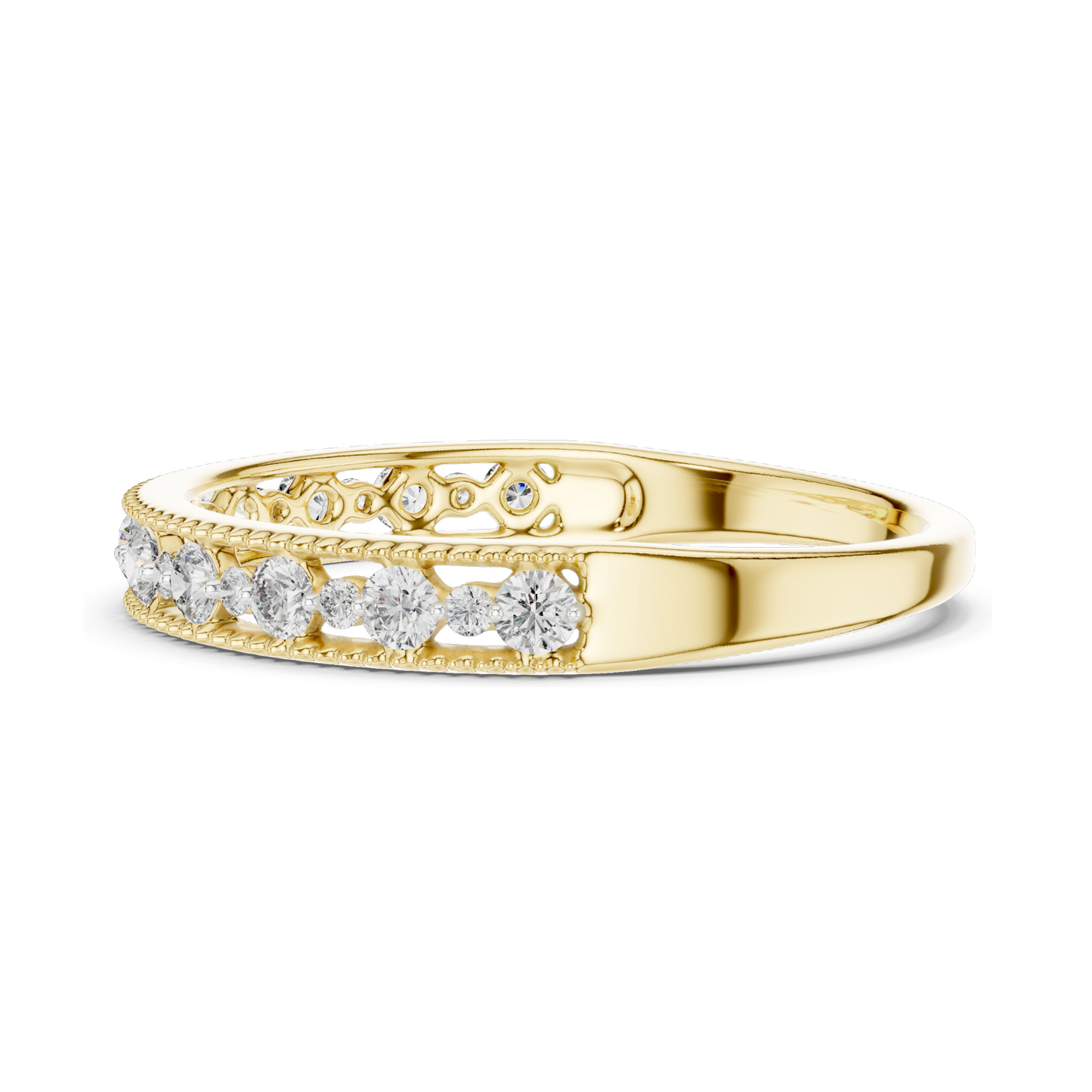 0.248 CT Lab-Grown Diamond Women's Ring | VVS-VS EF Clarity | 18KT, 14KT, 10KT Gold & 925 Silver | Rose, Yellow, White Gold & Moissanite Options