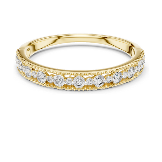 0.248 CT Lab-Grown Diamond Women's Ring | VVS-VS EF Clarity | 18KT, 14KT, 10KT Gold & 925 Silver | Rose, Yellow, White Gold & Moissanite Options