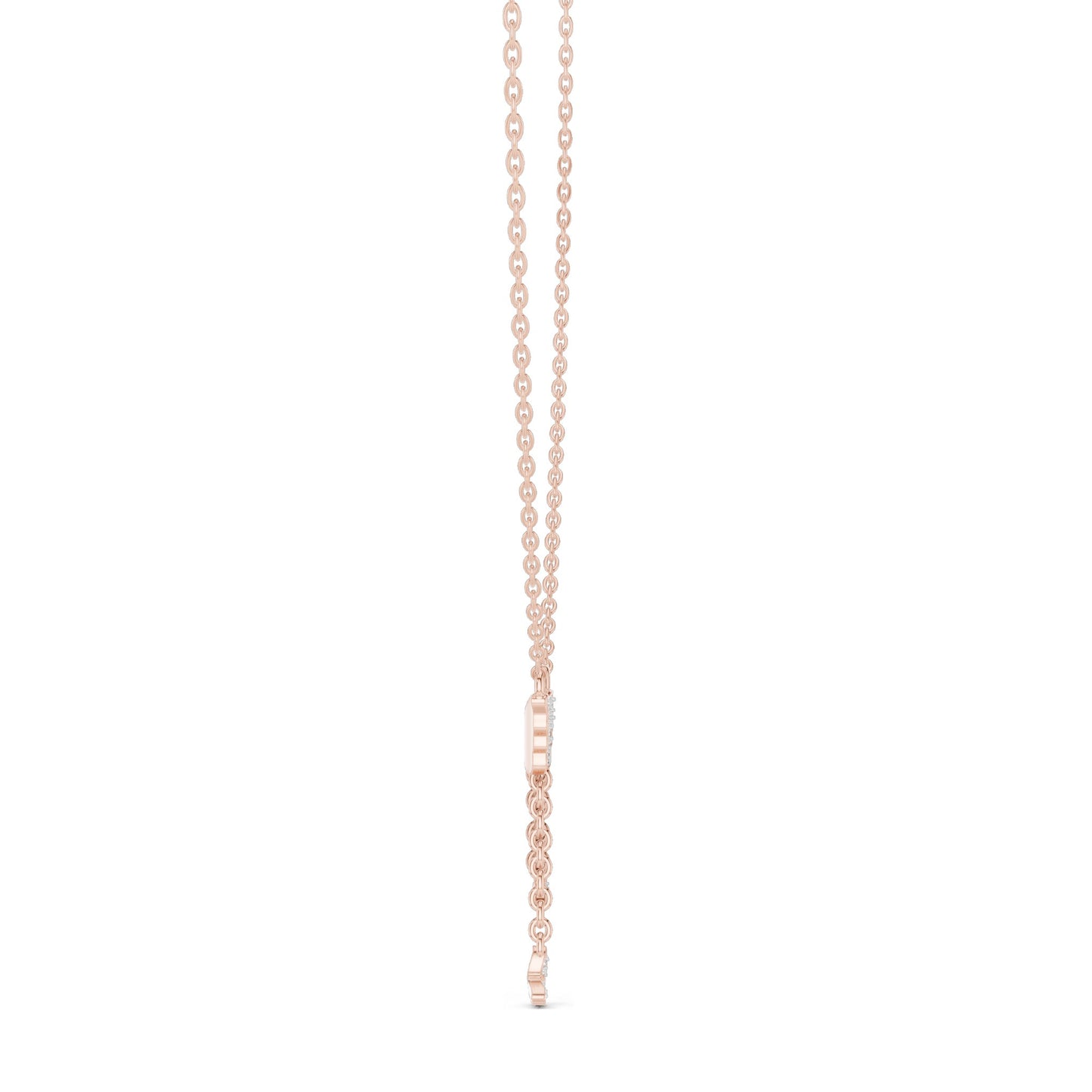 0.12 CT Lab-Created VVS-VS EF CVD Diamond Butterfly Necklace | 18KT, 14KT Rose, Yellow, White Gold Options | Fine Jewelry Pendant