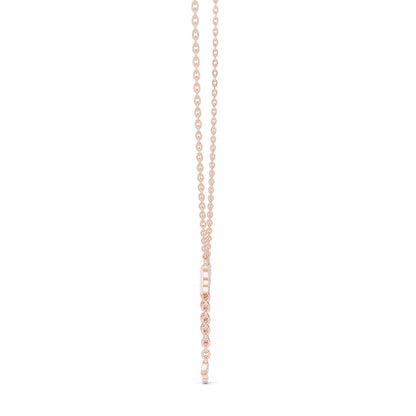 0.12 CT Lab-Created VVS-VS EF CVD Diamond Butterfly Necklace | 18KT, 14KT Rose, Yellow, White Gold Options | Fine Jewelry Pendant