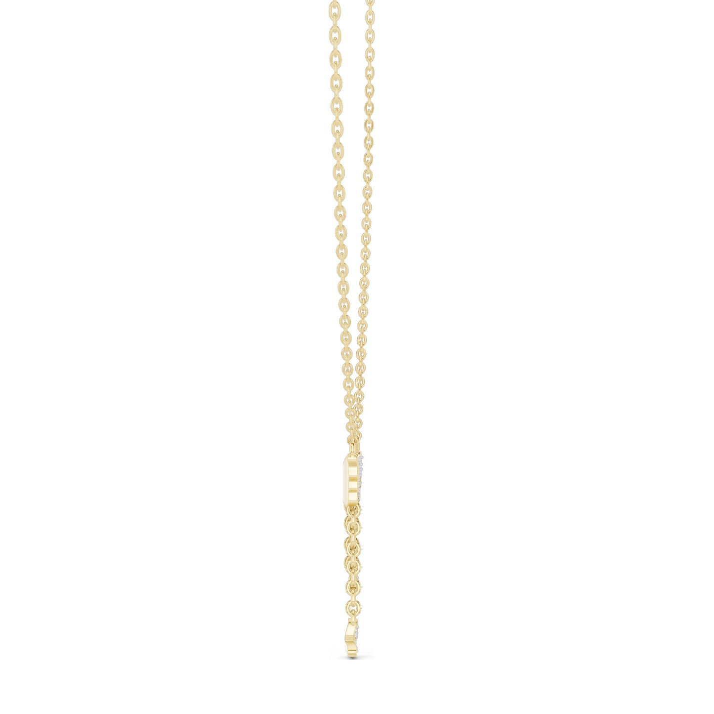 0.12 CT Lab-Created VVS-VS EF CVD Diamond Butterfly Necklace | 18KT, 14KT Rose, Yellow, White Gold Options | Fine Jewelry Pendant