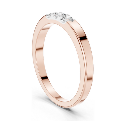 0.195 CT Lab Diamond Ring for Women | VVS-VS EF Clarity | Available in 18KT, 14KT, 10KT Gold & 925 Silver | Rose, Yellow, White Gold & Moissanite Options ✨