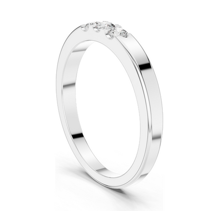 0.195 CT Lab Diamond Ring for Women | VVS-VS EF Clarity | Available in 18KT, 14KT, 10KT Gold & 925 Silver | Rose, Yellow, White Gold & Moissanite Options ✨