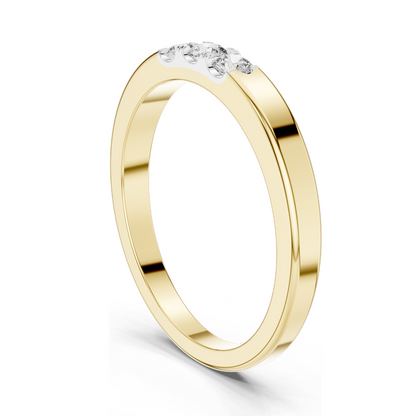 0.195 CT Lab Diamond Ring for Women | VVS-VS EF Clarity | Available in 18KT, 14KT, 10KT Gold & 925 Silver | Rose, Yellow, White Gold & Moissanite Options ✨