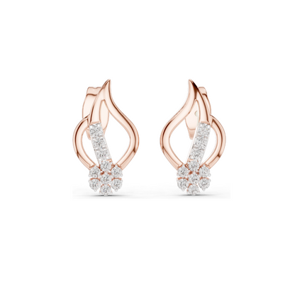 0.2 Ct Lab VVS-VS EF CVD Diamond Earrings for Women | 18KT, 14KT, 10KT Gold & 925 Silver | Rose, Yellow, White Gold & Moissanite Options