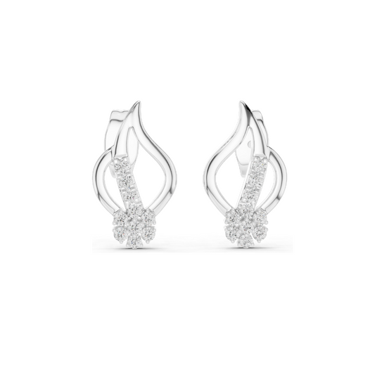 0.2 Ct Lab VVS-VS EF CVD Diamond Earrings for Women | 18KT, 14KT, 10KT Gold & 925 Silver | Rose, Yellow, White Gold & Moissanite Options