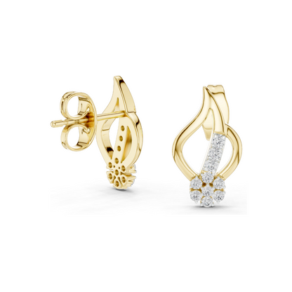 0.2 Ct Lab VVS-VS EF CVD Diamond Earrings for Women | 18KT, 14KT, 10KT Gold & 925 Silver | Rose, Yellow, White Gold & Moissanite Options