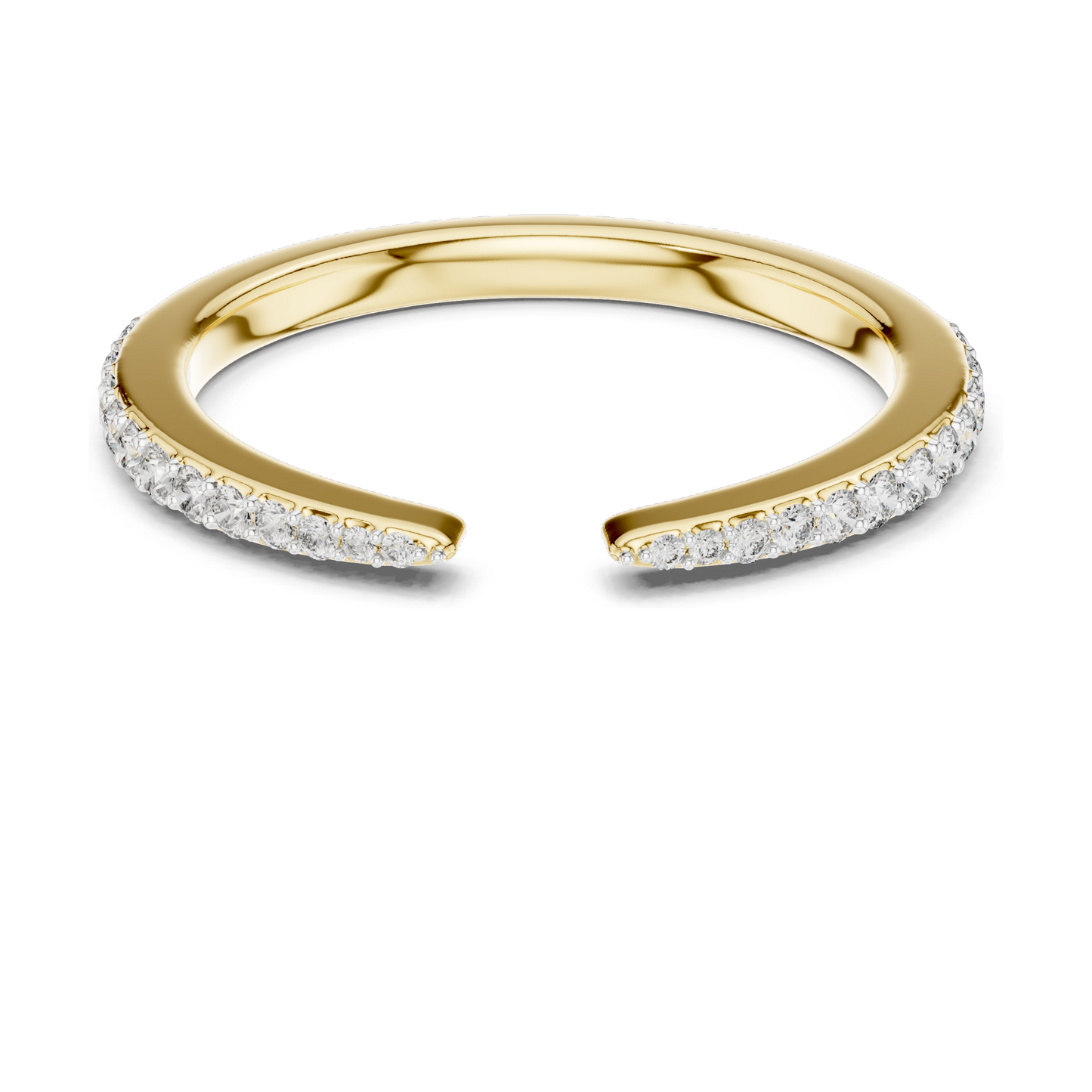 Lab-Grown Diamond Ladies Ring | 0.232 CT | 18KT, 14KT, 10KT Gold & 925 Silver | Rose, Yellow, White Gold Options | VVS-VS EF CVD Diamonds & Moissanite