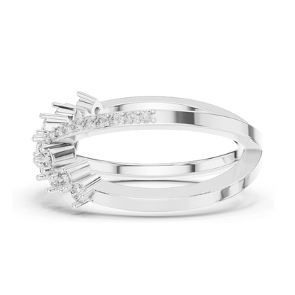 0.473 CT Lab-Grown Diamond Ladies Ring | VVS-VS EF Clarity | 18KT, 14KT, 10KT Gold & 925 Silver | Rose, Yellow, White Gold & Moissanite Options