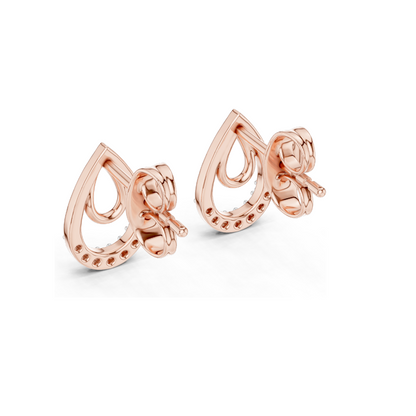 0.076 CT Lab-Grown Diamond Drop Earrings for Women | VVS-VS EF Clarity | 18KT, 14KT, 10KT Gold & 925 Silver | Rose, Yellow, White Gold & Moissanite Options