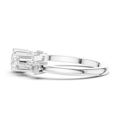 0.52 CT Lab-Grown Diamond Ring | VVS-VS EF Clarity | 18KT, 14KT, 10KT Gold & 925 Silver | Moissanite & Diamond Options | Available in Rose, Yellow & White Gold