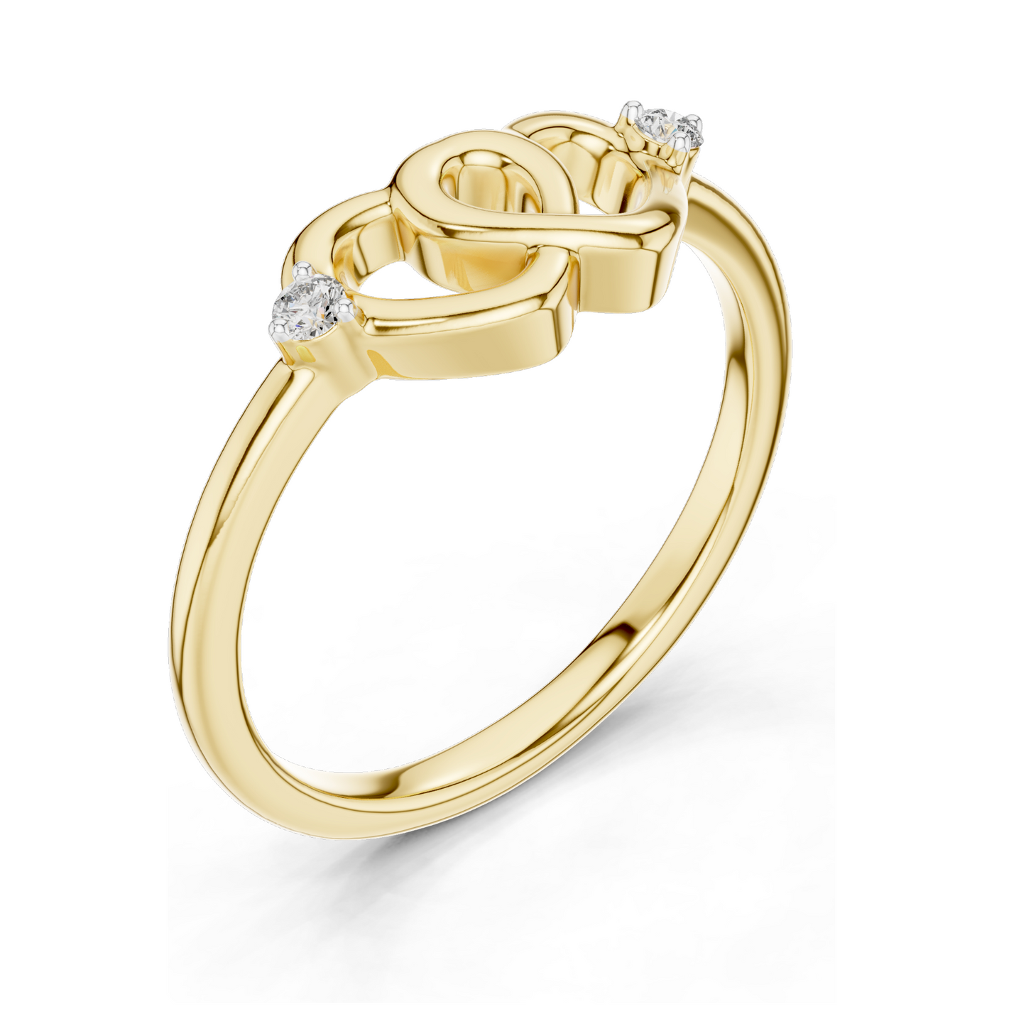 Lab-Grown Diamond Heart-Shaped Ring for Women | VVS-VS Clarity | 18KT, 14KT, 10KT Gold & 925 Silver | Rose, Yellow, White Gold | Moissanite Options