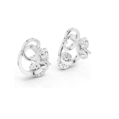 0.42 CT Lab Diamond Earrings for Women | VVS-VS EF Clarity | 18KT, 14KT, 10KT Gold & 925 Silver | Rose, Yellow, White Gold & Moissanite Options