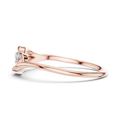 Lab-Grown Diamond Ladies Ring | VVS-VS EF Clarity | 18KT, 14KT, 10KT Gold & 925 Silver | Rose, Yellow, White Gold & Moissanite Options
