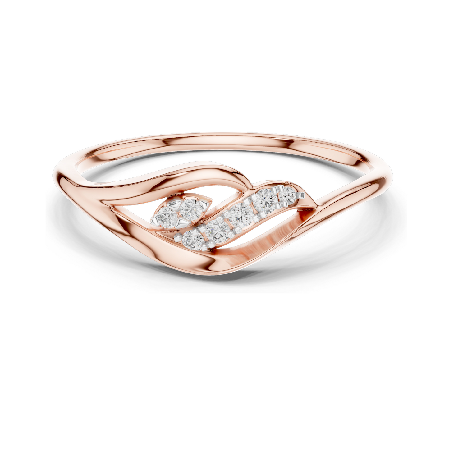 Lab-Grown Diamond Ladies Ring | VVS-VS EF Clarity | 18KT, 14KT, 10KT Gold & 925 Silver | Rose, Yellow, White Gold & Moissanite Options
