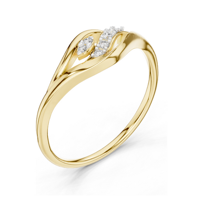 Lab-Grown Diamond Ladies Ring | VVS-VS EF Clarity | 18KT, 14KT, 10KT Gold & 925 Silver | Rose, Yellow, White Gold & Moissanite Options