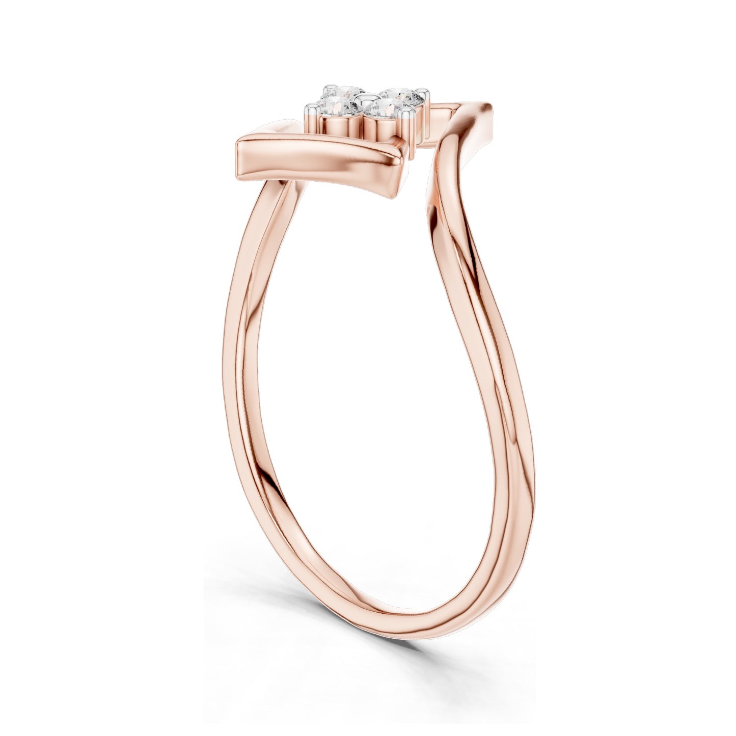 0.1 CT Round Brilliant Lab Diamond Cluster Ring for Women | VVS-VS EF Clarity, CVD-Grown | 18KT, 14KT, 10KT Gold & 925 Silver | Moissanite Option | Rose, Yellow, White Gold