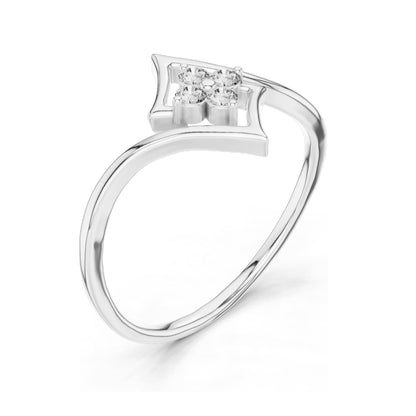 0.1 CT Round Brilliant Lab Diamond Cluster Ring for Women | VVS-VS EF Clarity, CVD-Grown | 18KT, 14KT, 10KT Gold & 925 Silver | Moissanite Option | Rose, Yellow, White Gold