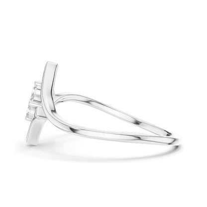 0.1 CT Round Brilliant Lab Diamond Cluster Ring for Women | VVS-VS EF Clarity, CVD-Grown | 18KT, 14KT, 10KT Gold & 925 Silver | Moissanite Option | Rose, Yellow, White Gold