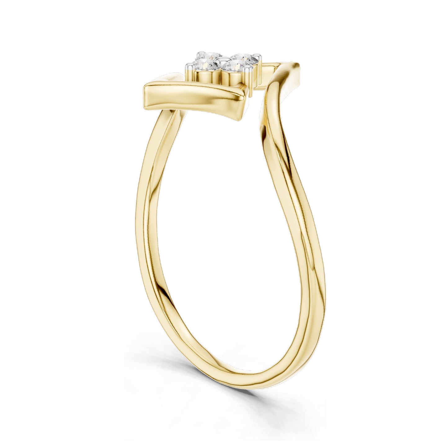 0.1 CT Round Brilliant Lab Diamond Cluster Ring for Women | VVS-VS EF Clarity, CVD-Grown | 18KT, 14KT, 10KT Gold & 925 Silver | Moissanite Option | Rose, Yellow, White Gold