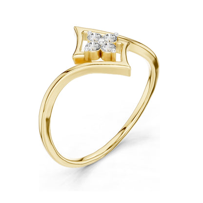 0.1 CT Round Brilliant Lab Diamond Cluster Ring for Women | VVS-VS EF Clarity, CVD-Grown | 18KT, 14KT, 10KT Gold & 925 Silver | Moissanite Option | Rose, Yellow, White Gold