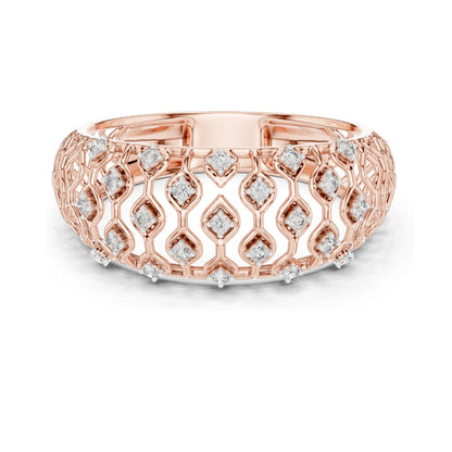 0.138 CT Lab Diamond Ladies Ring | VVS-VS EF Clarity | 18KT, 14KT, 10KT Gold & 925 Silver | Rose, Yellow, White Gold & Moissanite Options