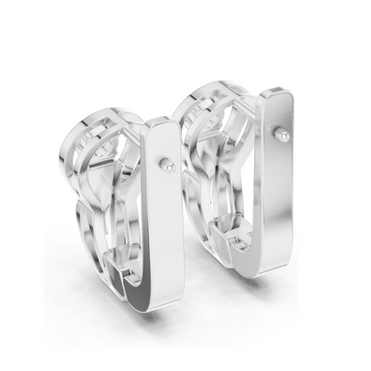 0.18 CT Lab Diamond Earrings | VVS-VS EF CVD Diamonds | 18KT, 14KT, 10KT Gold & 925 Silver | Rose, Yellow, White Gold | Luxury Fine Jewelry