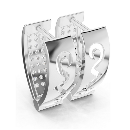 0.54 CT Lab-Created Diamond Hoop Earrings | VVS-VS Clarity, EF Color | 18KT, 14KT, 10KT Gold & 925 Silver | Rose, Yellow, White Gold | Luxury Fine Jewelry