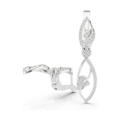 0.732 CT Lab Diamond Earrings | VVS-VS-EF CVD Diamonds | 18KT, 14KT, 10KT Gold & 925 Silver | Rose, Yellow, White Gold | Luxury Fine Jewelry