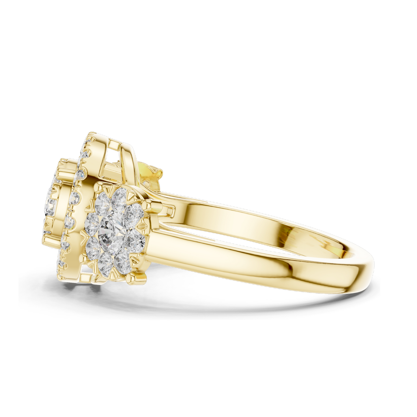 1.02 CT Lab Diamond Ladies Ring | VVS-VS EF Clarity | 18KT, 14KT, 10KT Gold & 925 Silver | Rose, Yellow, White Gold & Moissanite Options