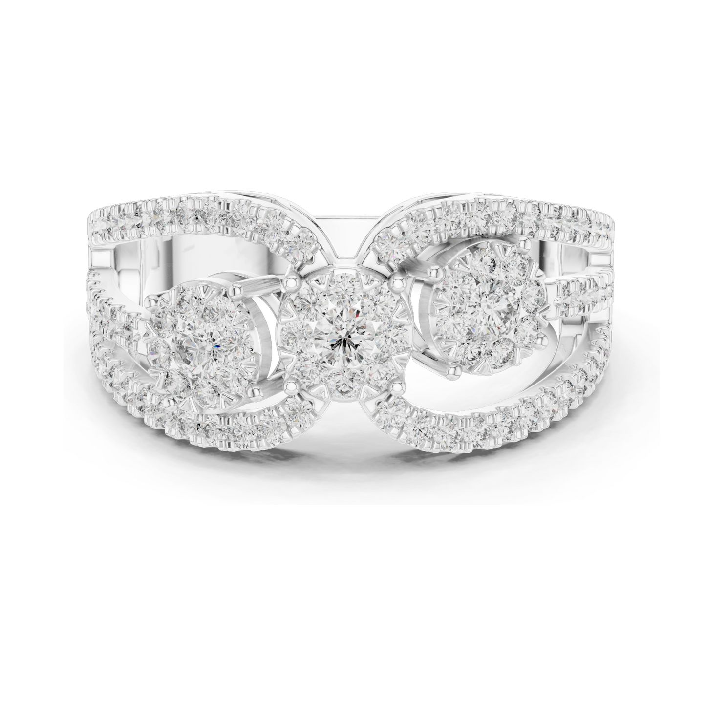 Lab-Grown Diamond Ring for Women | 0.75 CT VVS-VS EF Clarity | 18KT, 14KT, 10KT Gold & 925 Silver | Rose, Yellow, White Gold & Moissanite Options