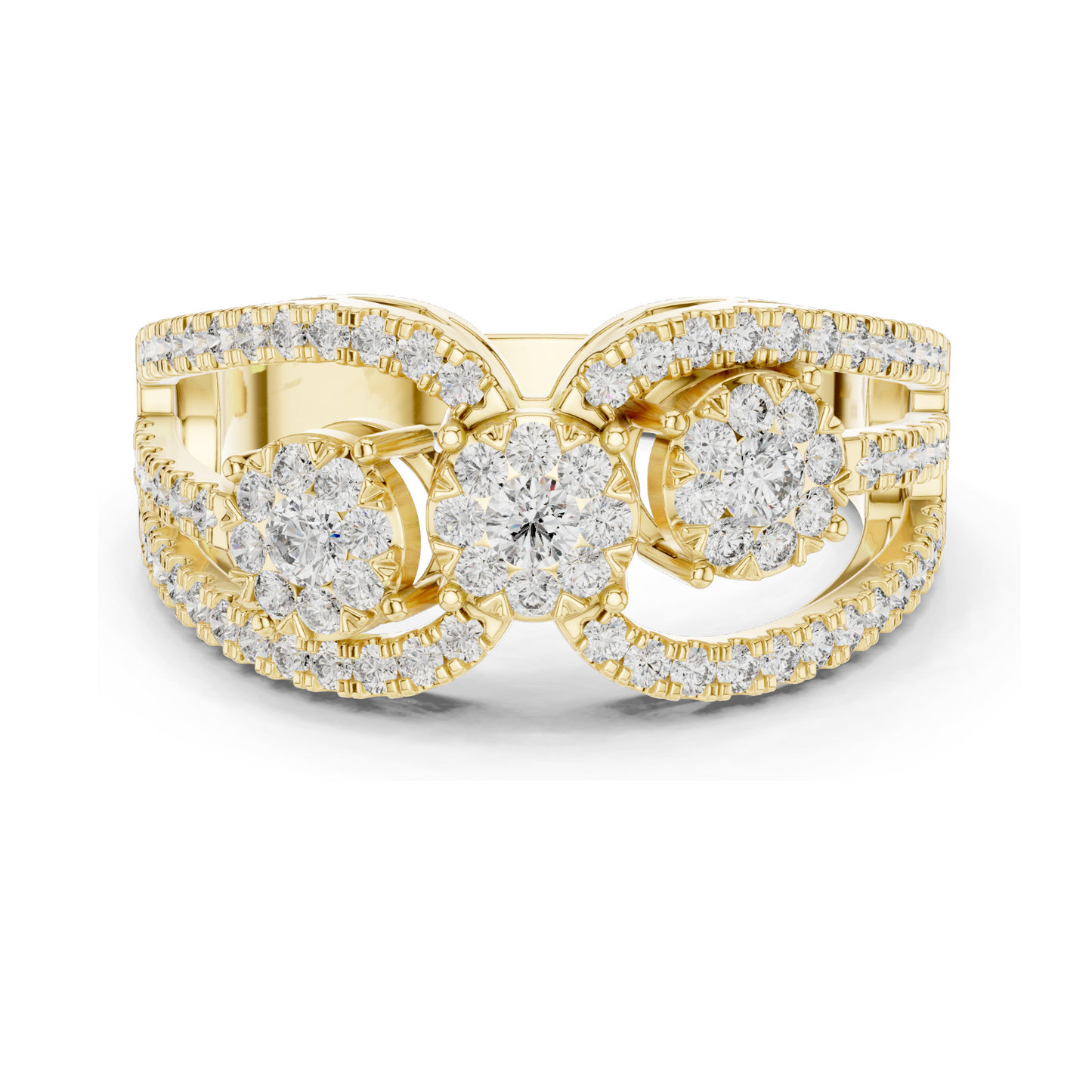 Lab-Grown Diamond Ring for Women | 0.75 CT VVS-VS EF Clarity | 18KT, 14KT, 10KT Gold & 925 Silver | Rose, Yellow, White Gold & Moissanite Options