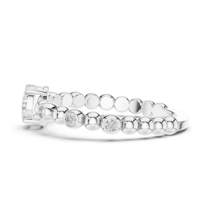 0.238 CT Lab Diamond Ring for Women | VVS-VS EF Clarity | 18KT, 14KT, 10KT Gold & 925 Silver | Rose, Yellow, White Gold & Moissanite Options