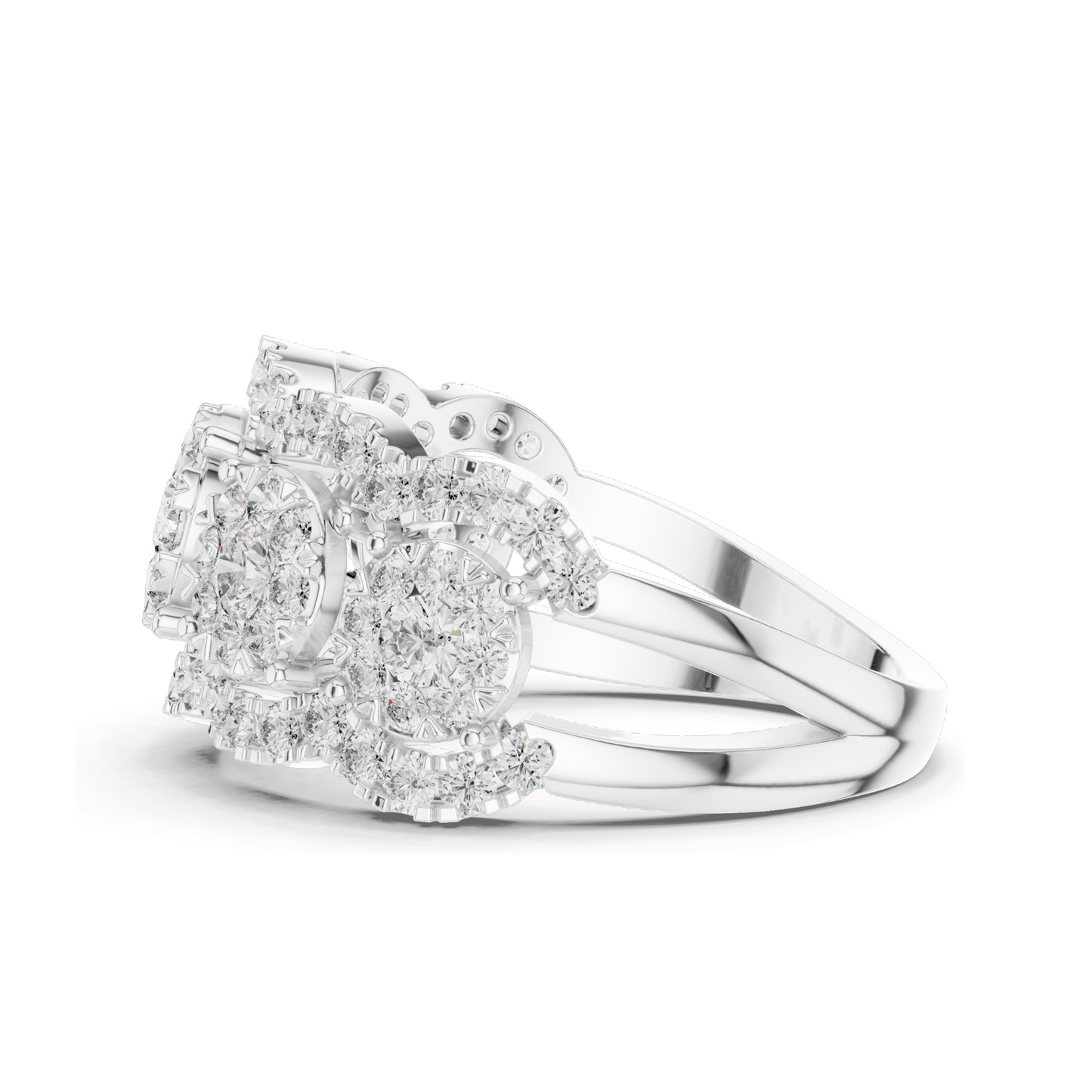 1.35 CT Lab-Grown Diamond Ladies Ring | VVS-VS Clarity | 18KT, 14KT, 10KT Gold & 925 Silver | Rose, Yellow, White Gold & Moissanite Options