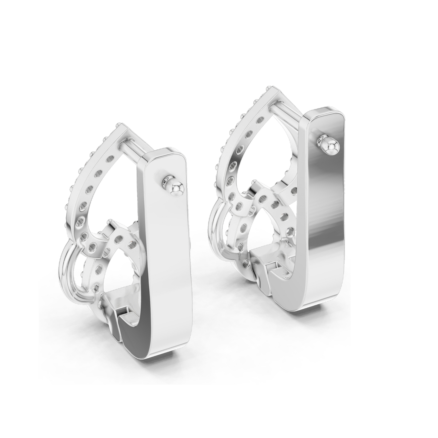 0.364 CT Lab Diamond Drop Earrings | VVS-VS Clarity, EF Color | 18KT, 14KT, 10KT Gold & 925 Silver | Rose, Yellow, White Gold | Luxury Fine Jewelry