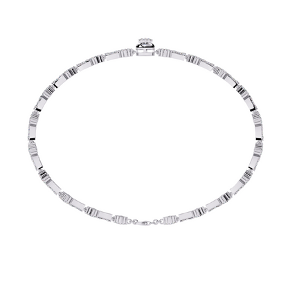Elegant Lab Diamond Tennis Bracelet | 14k 18k 10k Gold or 925 Silver | Dainty Women’s Diamond Bracelet | Bridal, Anniversary, Gift Jewelry