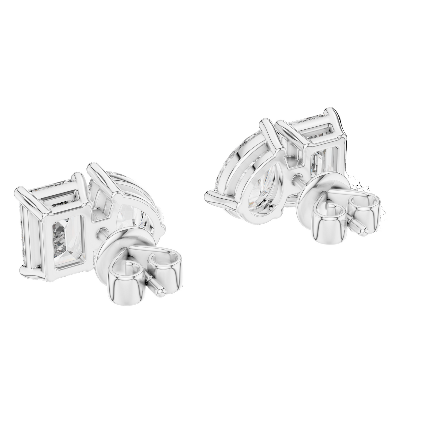 3.6 CT Lab-Grown Diamond Earrings for Women | VVS-VS EF Clarity | 18KT, 14KT, 10KT Gold & 925 Silver | Rose, Yellow, White Gold & Moissanite Options