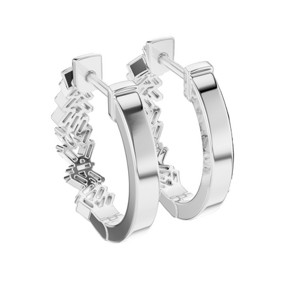 0.6401 CT Lab Diamond Earrings | VVS-VS EF Clarity | 18KT, 14KT, 10KT Gold & 925 Silver | Moissanite Option in Rose, Yellow, White Gold