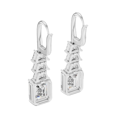 9.52 CT Lab Grown VVS-VS EF CVD Diamond Earrings | 18KT, 14KT, 10KT Gold & 925 Silver | Rose, Yellow, White Gold & Moissanite Options