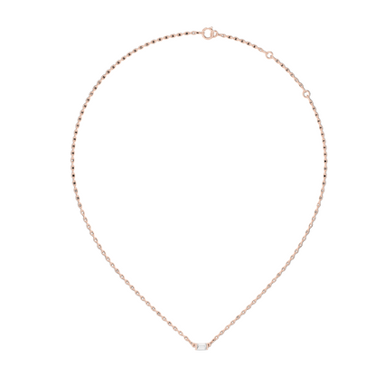 0.31 CT Lab-Grown VVS-VS CVD Diamond Necklace Pendant | 18KT, 14KT, 10KT Yellow, Rose, White Gold | Sustainable Luxury Jewelry